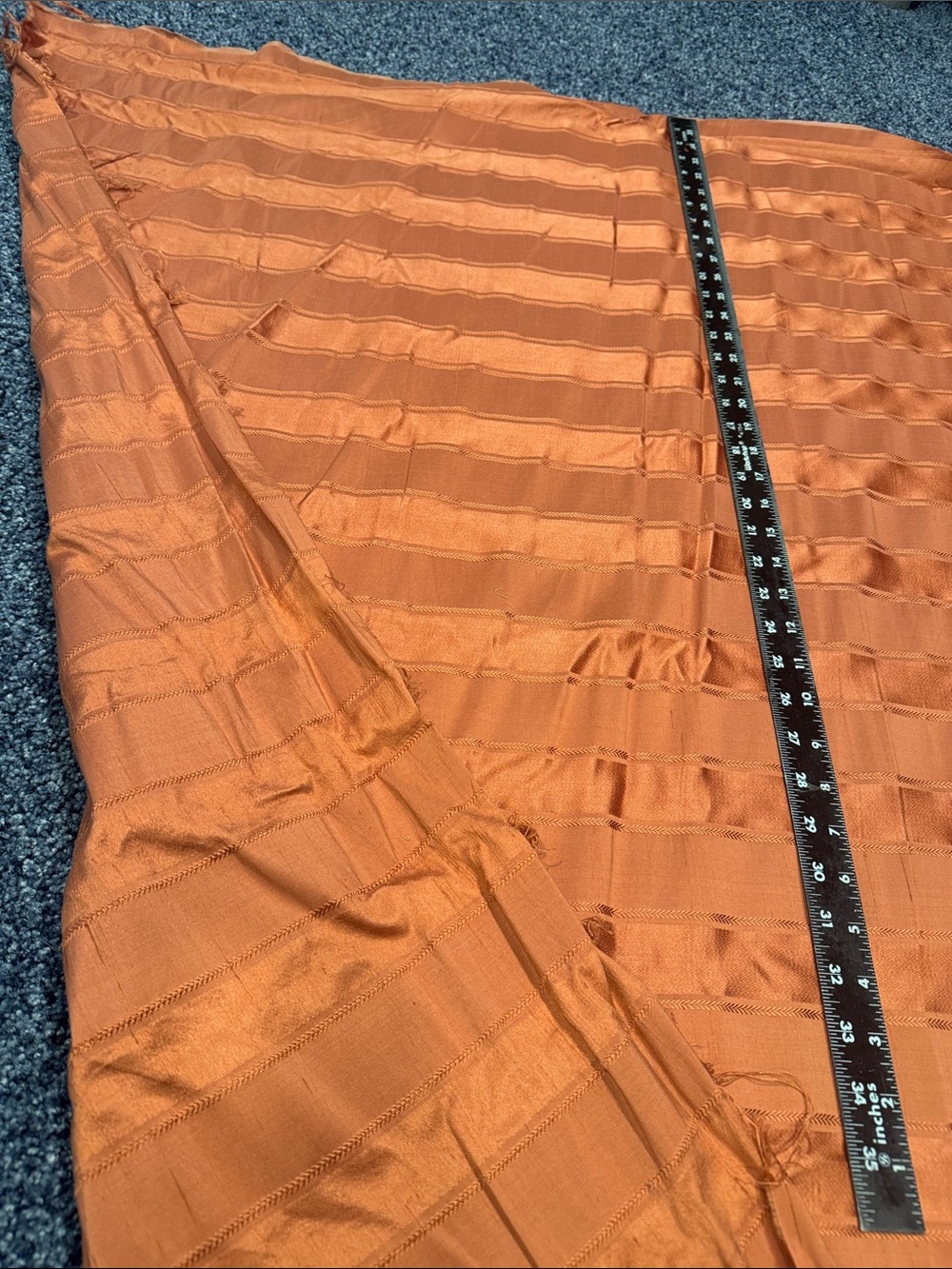 Rust Textured fabric. 46”x 5 yards - Picture 3 of 4